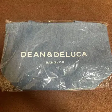 DEAN&DELUCA 태국 한정판 데님 토트백 새상품 바닥, 지퍼 포함