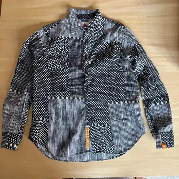 SOU SOU x 르꼬끄 타카시마치지칸가사네 흑먹색 이끼 긴팔 셔츠