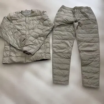 워크맨 워크맨 워셔블 퓨전 다운라이트 자켓 상하의