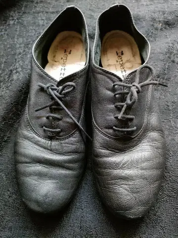 가격 인하 Repetto 레페토 지지 블랙 가죽 ZIZI