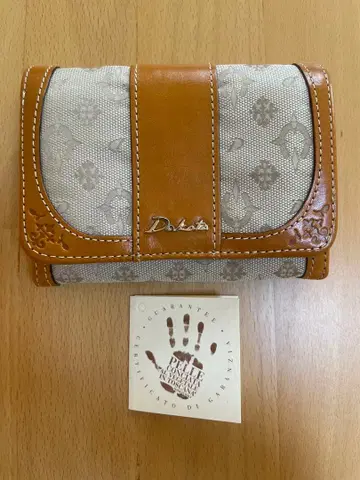 Dakota 접이식 지갑 베이지/브라운 보증서 포함