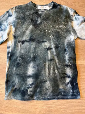 baloriginal TIE DYE LS TEE GRAY/BEIGE