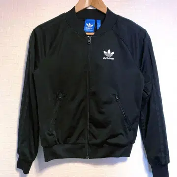 adidas 트랙 자켓 저리 블랙 3라인 레오파드 블랙 M
