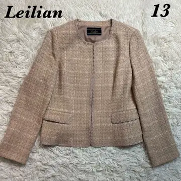 레리안 노카라 자켓 트위드 13호 Leilian