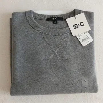 UNIQLO : C 유니클로 씨 스무스 코튼 크루넥 스웨터 S