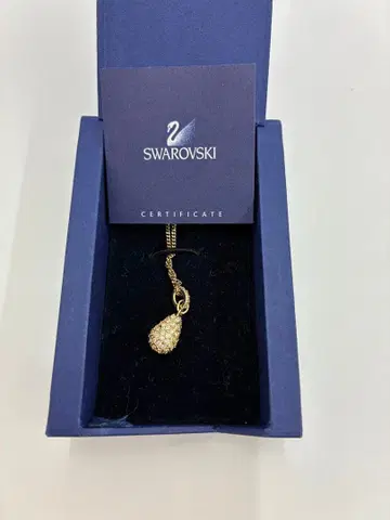 스와로브스키 물방울 목걸이