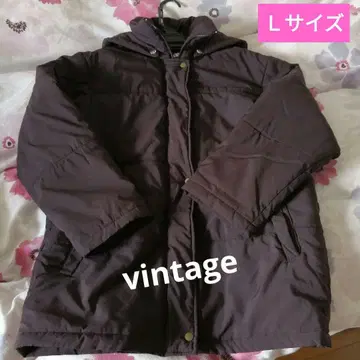 경량 브라운 점퍼 후드 부착 11호 L 사이즈