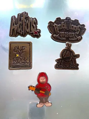 ONE OK ROCK Ambitions 핀즈 세트 + 새터닉 핀즈