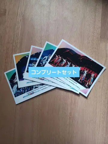 히나타자카46 도쿄 공연 TRAIN 캠페인 혜택 엽서 컴플리트 세트