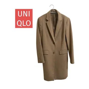 [ 새상품급 ] UNIQLO 베이지 체스터 코트 M