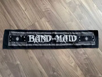 BAND-MAID 초기 로고 타월 블랙