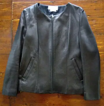 블랙 가죽 자켓