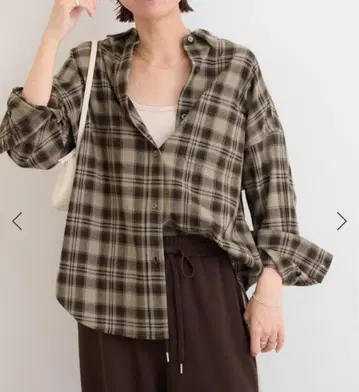 저널 스탠다드 리룸 CHECK 오버 사이즈 셔츠