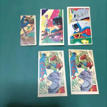 배트맨 각 딱지 5장 세트