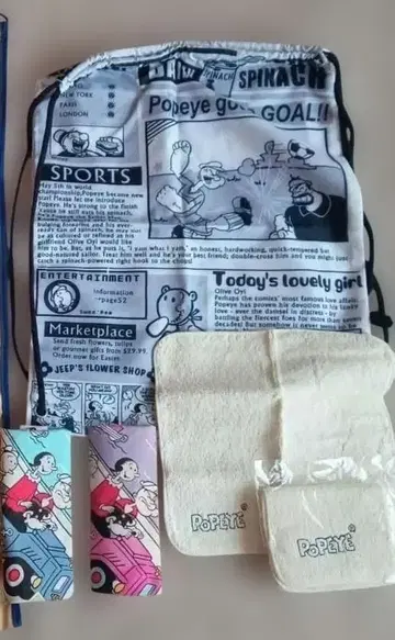 뽀빠이 캐릭터 굿즈 묶음 판매