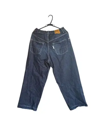 NEONSIGN WIDE DENIM SLACKS ONE WASH