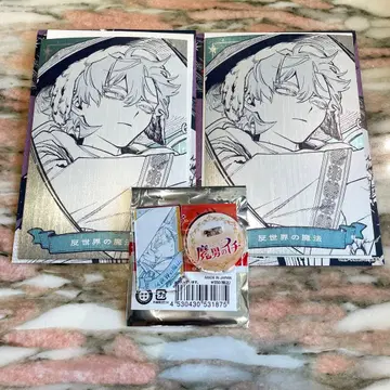 [3개 세트] 마남의 이치 메탈릭 엽서 아크릴 캐릭터 반세계의 마법