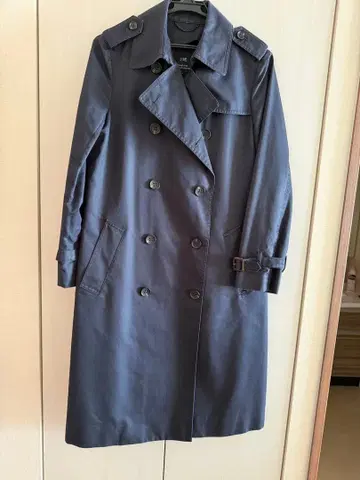 23구 다크 블루 트렌치코트