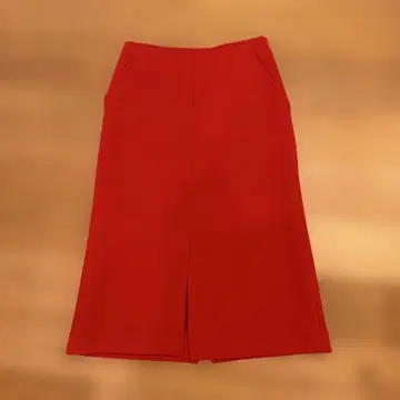 Barneys Newyork 빨간색 슬릿 타이트 스커트