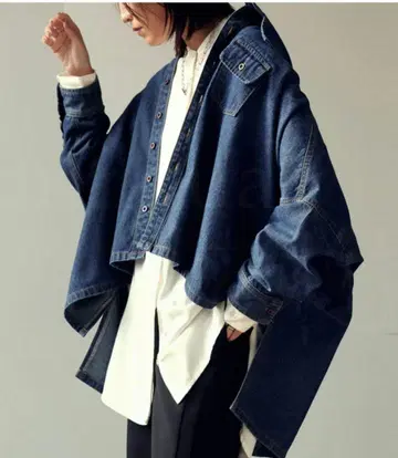 안티카/antiqua 데님 자켓