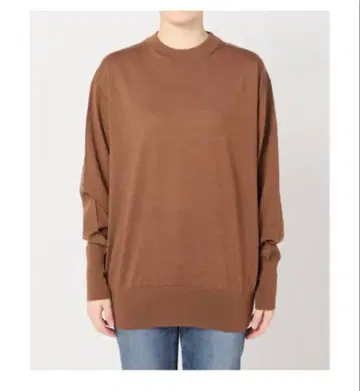 스픽 앤 스팬 18G 크루넥 풀오버 카멜