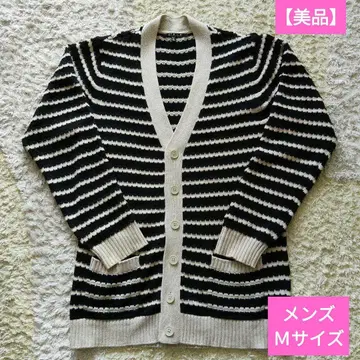 [새상품급] Forever21 M 사이즈 블랙 베이지 보더 가디건