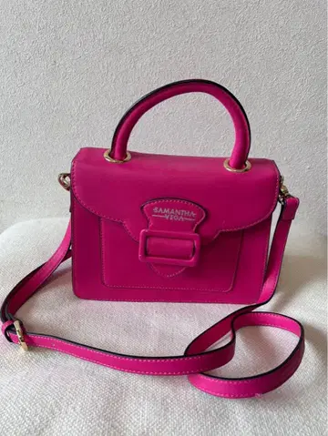 사만사 베가 핑크 숄더백