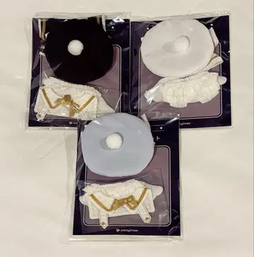 이츠누이 누이 의류 성가대 네이비 화이트 라이트 블루 3점 세트