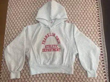 FREAK'S STORE 로고 헤비 웨이트 후드티 숏 기장