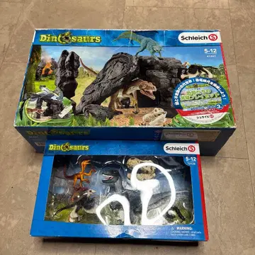 Schleich 공룡 피규어와 바위 세트 41461 및 72128