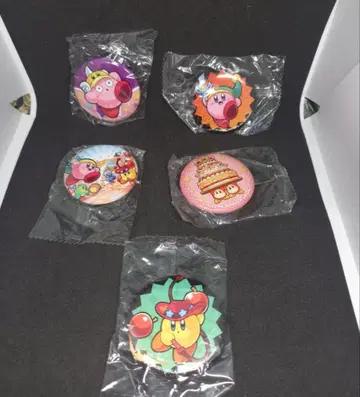 별의 커비 캔뱃지 모음