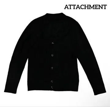 ATTACHMENT 어태치먼트 캐시미어 가디건 블랙 남성용 2
