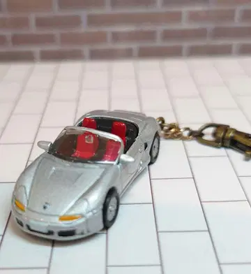 극소 다이캐스트 포르쉐 오픈 키링 스트랩 실버