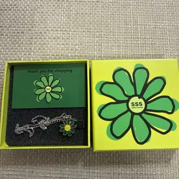 SSS 꽃 참 목걸이