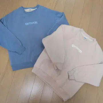 OUTDOOR 속기모 L 사이즈 트레이닝복 2색 세트 따뜻함