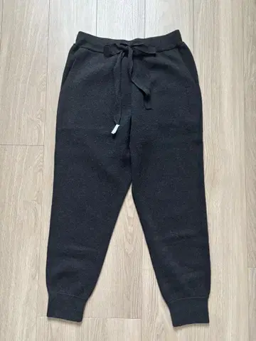 DRAWER 울 캐시미어 니트 팬츠 그레이