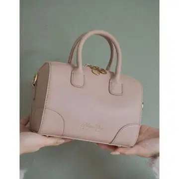 muget 2way 보스턴 백 핑크