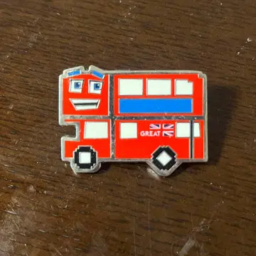 오사카 간사이 만박 영국관 UK 핀즈 런던 버스 핀 배지