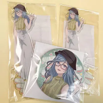 하피콜레 히노모리 시즈쿠 아크릴 스탠드 캔뱃지