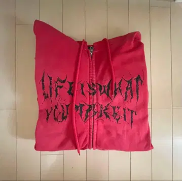 that's life 지퍼 후드티