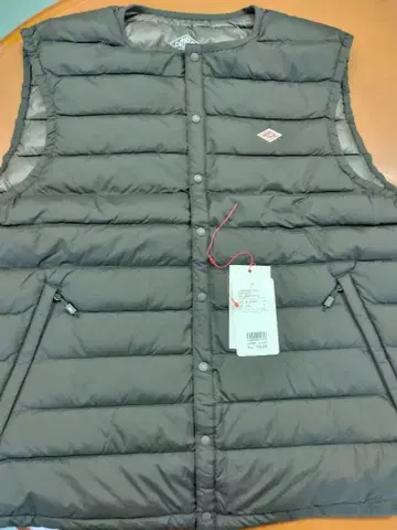 PANTON 그레이 다운 베스트 XXL