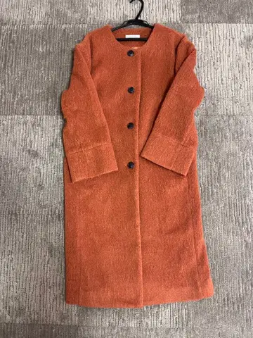 moussy 롱 코트 오렌지