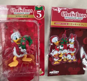 2025 디즈니 크리스마스 오너먼트 HAPPY 복권 도널드 덕