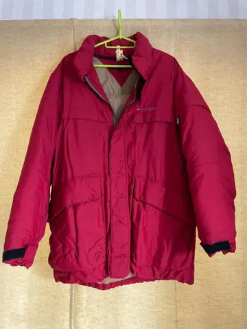 TOMMY HILFIGER 레드 나일론 자켓 M 사이즈