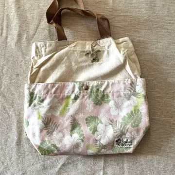 하이비스커스 토트백 호누 참 포함 2way