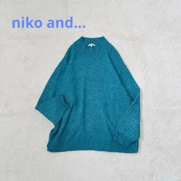 니코앤드 풀오버 니트 사이드 슬릿 오버 사이즈 캐주얼