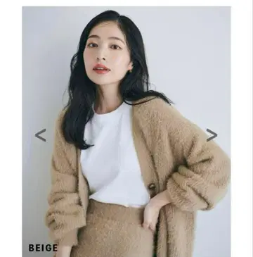 베이지 프리 사이즈 가디건