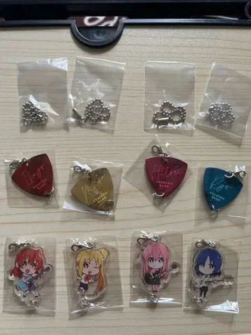 봇치 더 록 연결 아크릴 & 피크 참 4종 세트