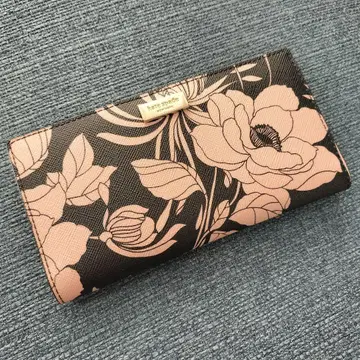 [오늘 한정 가격] kate spade 플라워 프린트 장지갑