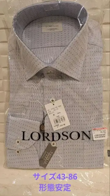 로드손 긴팔 셔츠 사이즈 43-86 형태 안정